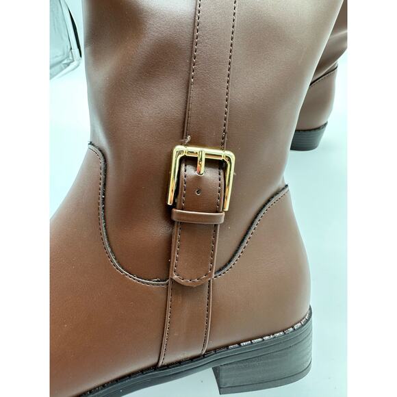 Karen Scott, Deliee2 Riding Boots Cognac Size 8.5 - Picture 7 of 9